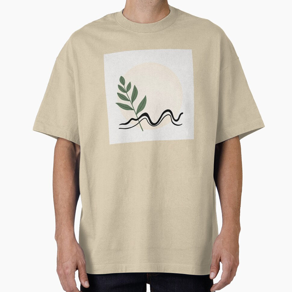 Boho Organic Leaf and Nature by neomadesigns - Adult & Kids T-Shirts, Sweatshirts & Hoodies apparel design preview 1