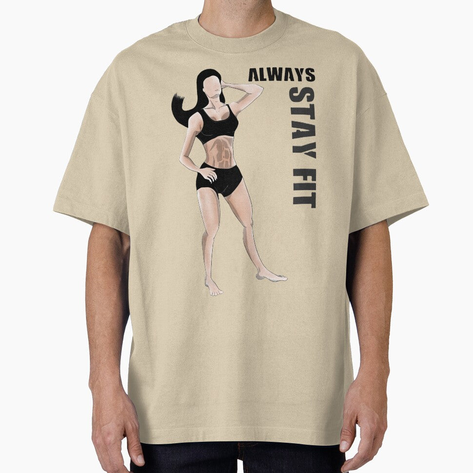 Always Stay Fit by RDGNR - Adult & Kids T-Shirts, Sweatshirts & Hoodies apparel design preview 1