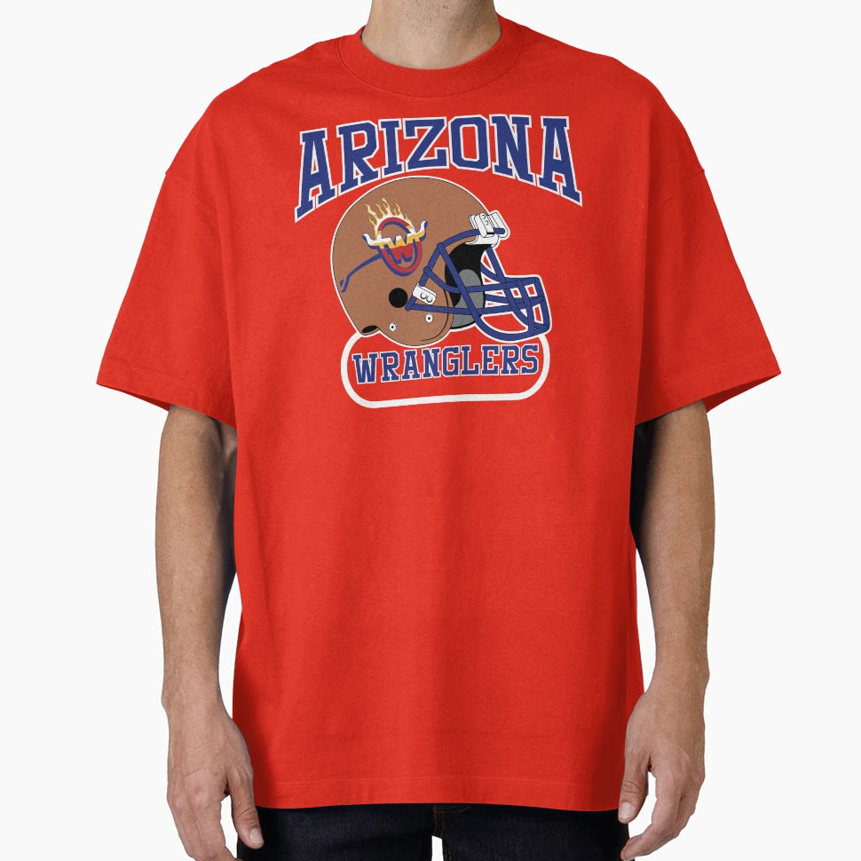 Arizona Wranglers Helmet T-Shirt - Graphic Print for Adults - T-Shirt, Sweatshirt, Hoodie