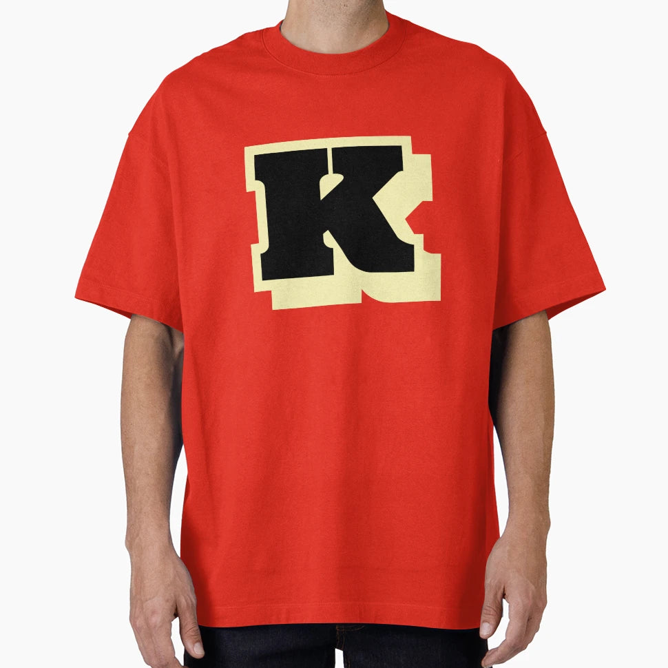 Letter K Street Art Typography T-Shirt - Minimalist Print for Adults - T-Shirt, Sweatshirt, Hoodie