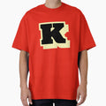 Letter K Street Art Typography T-Shirt - Minimalist Print for Adults - T-Shirt, Sweatshirt, Hoodie