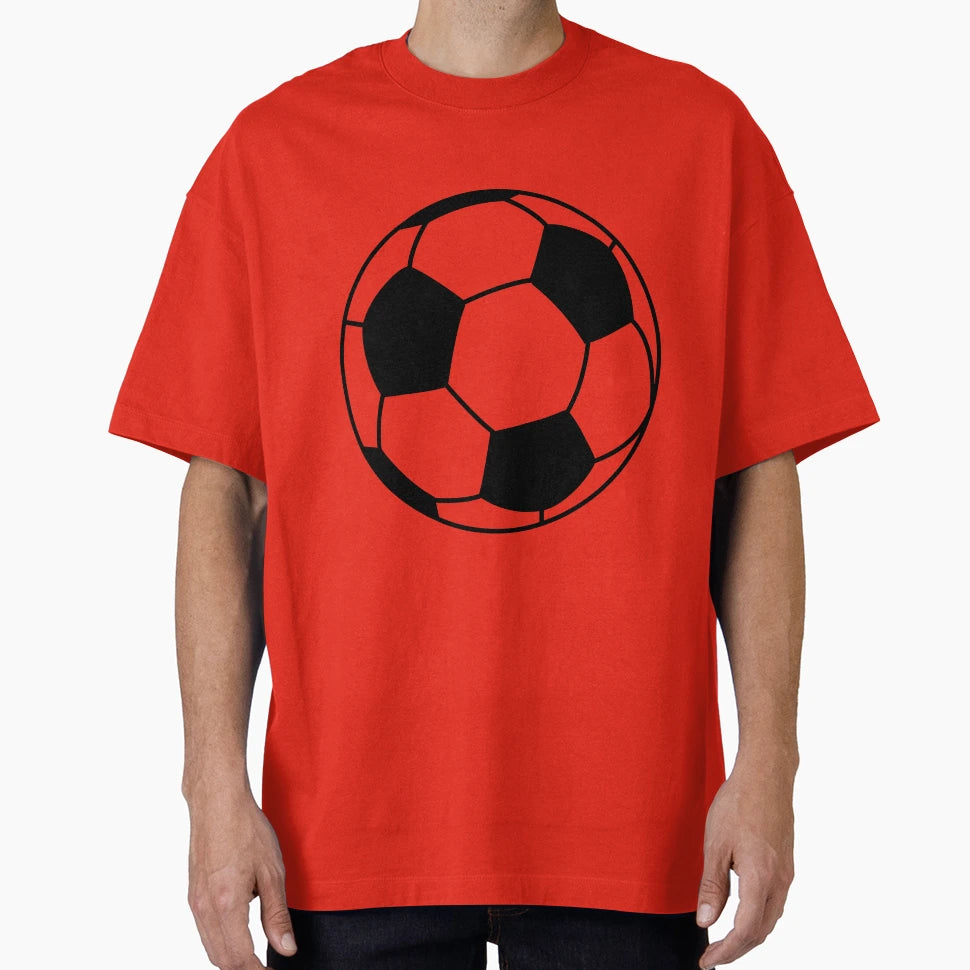 Red Soccer Football Fan Team And T-Shirt - Casual Everyday Wear for Adults - T-Shirt, Sweatshirt, Hoodie