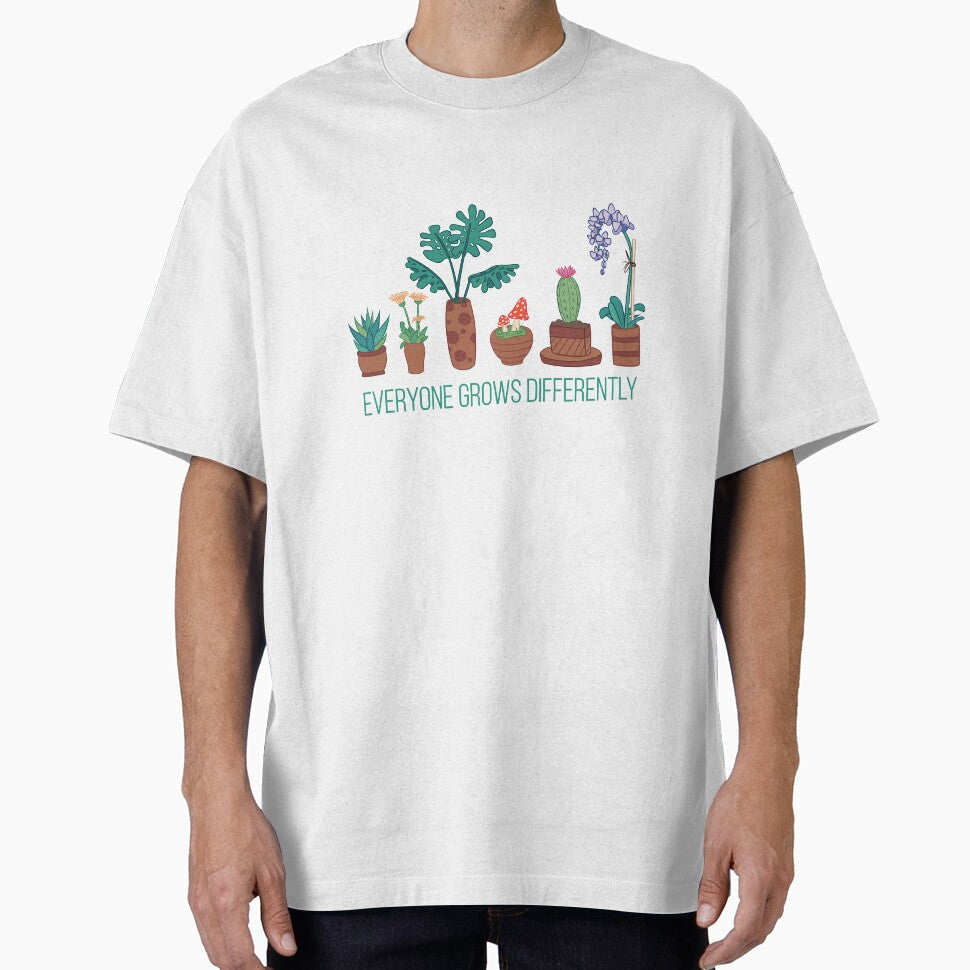 Everyone Grows Differently by Kieran Craft - Adult & Kids T-Shirts, Sweatshirts & Hoodies apparel design preview 1