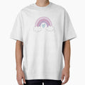 Aesthetic pink boho rainbow by NazarliNigar - Adult & Kids T-Shirts, Sweatshirts & Hoodies apparel design preview 1