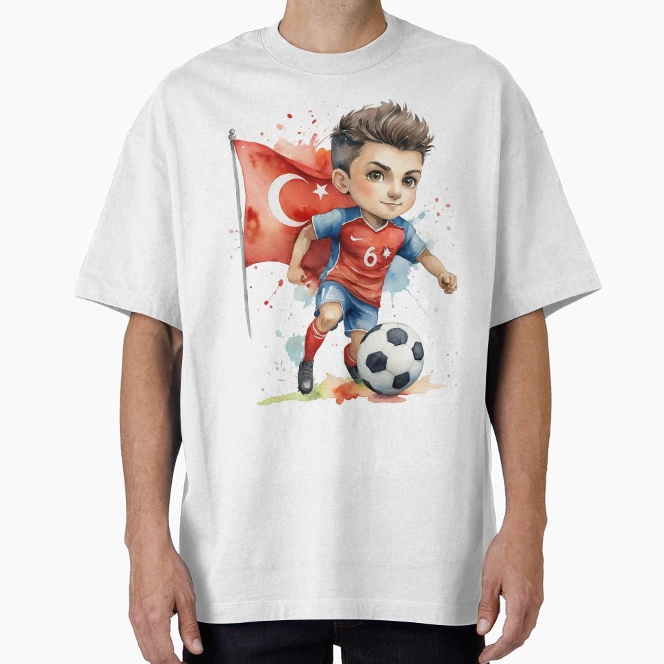 T Rkiye Football Player T-Shirt - Casual Everyday Wear Unisex - T-Shirt, Sweatshirt, Hoodie