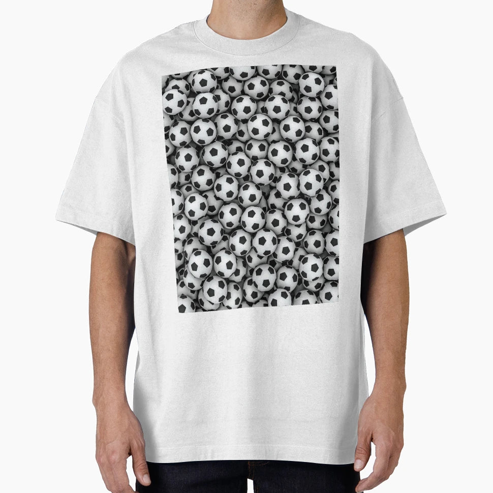 Soccer Balls T-Shirt - Casual Everyday Wear Unisex - T-Shirt, Sweatshirt, Hoodie