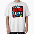 Nerd level by Super NerdLevel - Adult & Kids T-Shirts, Sweatshirts & Hoodies apparel design preview 1