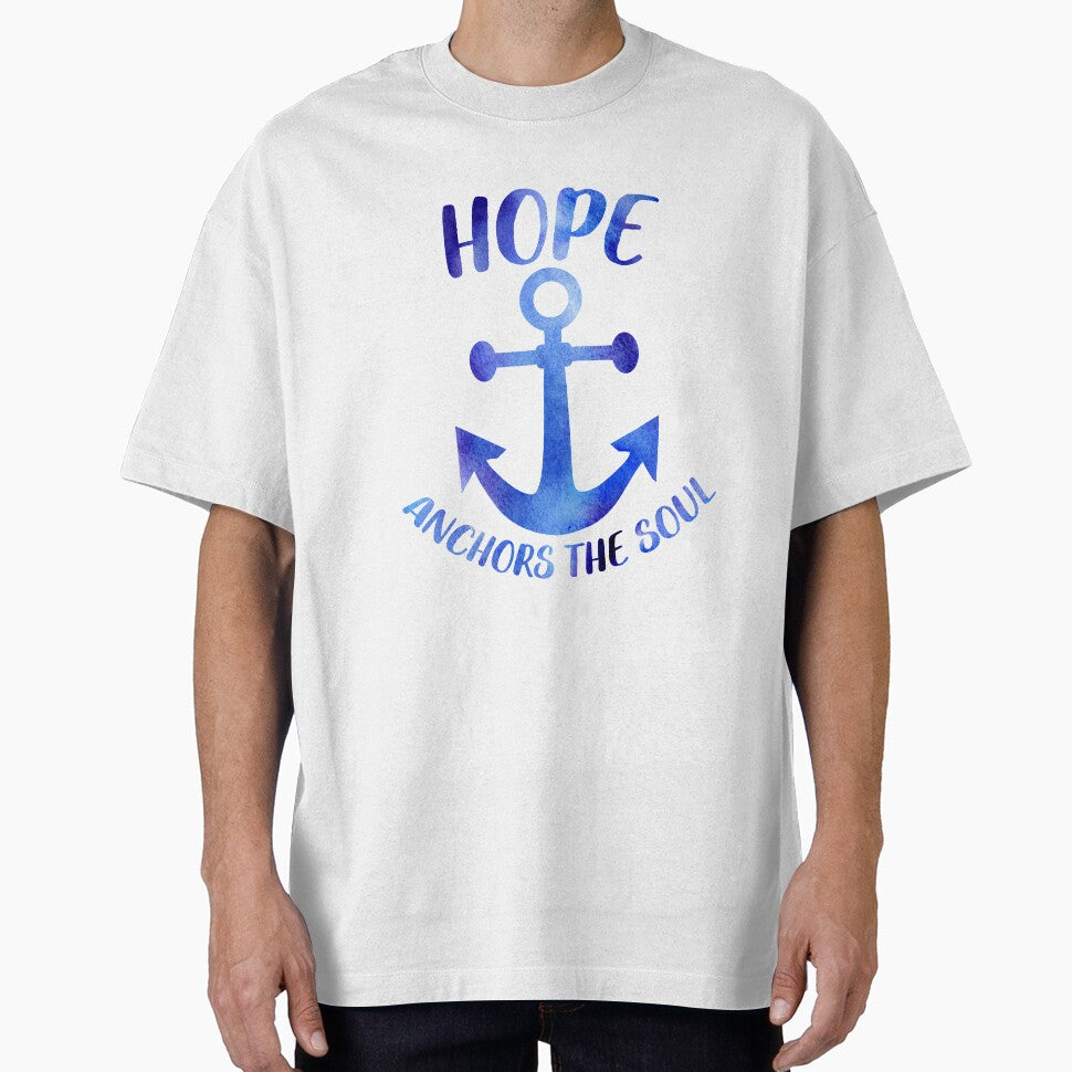 Hope Anchors The Soul Motivation Feminist Mantra by - Adult & Kids T-Shirts, Sweatshirts & Hoodies apparel design preview 1