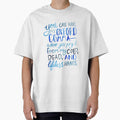 Oxford Comma Grammar Joke Blue Watercolour Typography - Adult & Kids T-Shirts, Sweatshirts & Hoodies apparel design preview 1