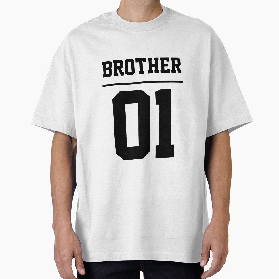 Brother 01 Best Big Brother Family T-Shirt - Minimalist Print Unisex - T-Shirt, Sweatshirt, Hoodie