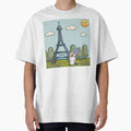 Kawaii Travel Bunny In Paris by LunaMarie80 - Adult & Kids T-Shirts, Sweatshirts & Hoodies apparel design preview 1