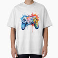 Watercolor gaming controller, playstation pad art by - Adult & Kids T-Shirts, Sweatshirts & Hoodies apparel design preview 1