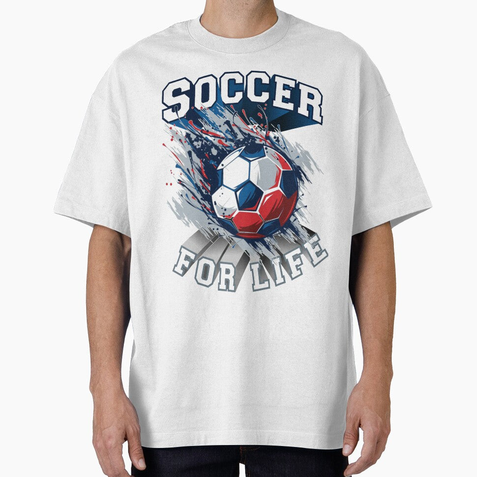 Soccer for Life by Beaver-Designs - Adult & Kids T-Shirts, Sweatshirts & Hoodies apparel design preview 1