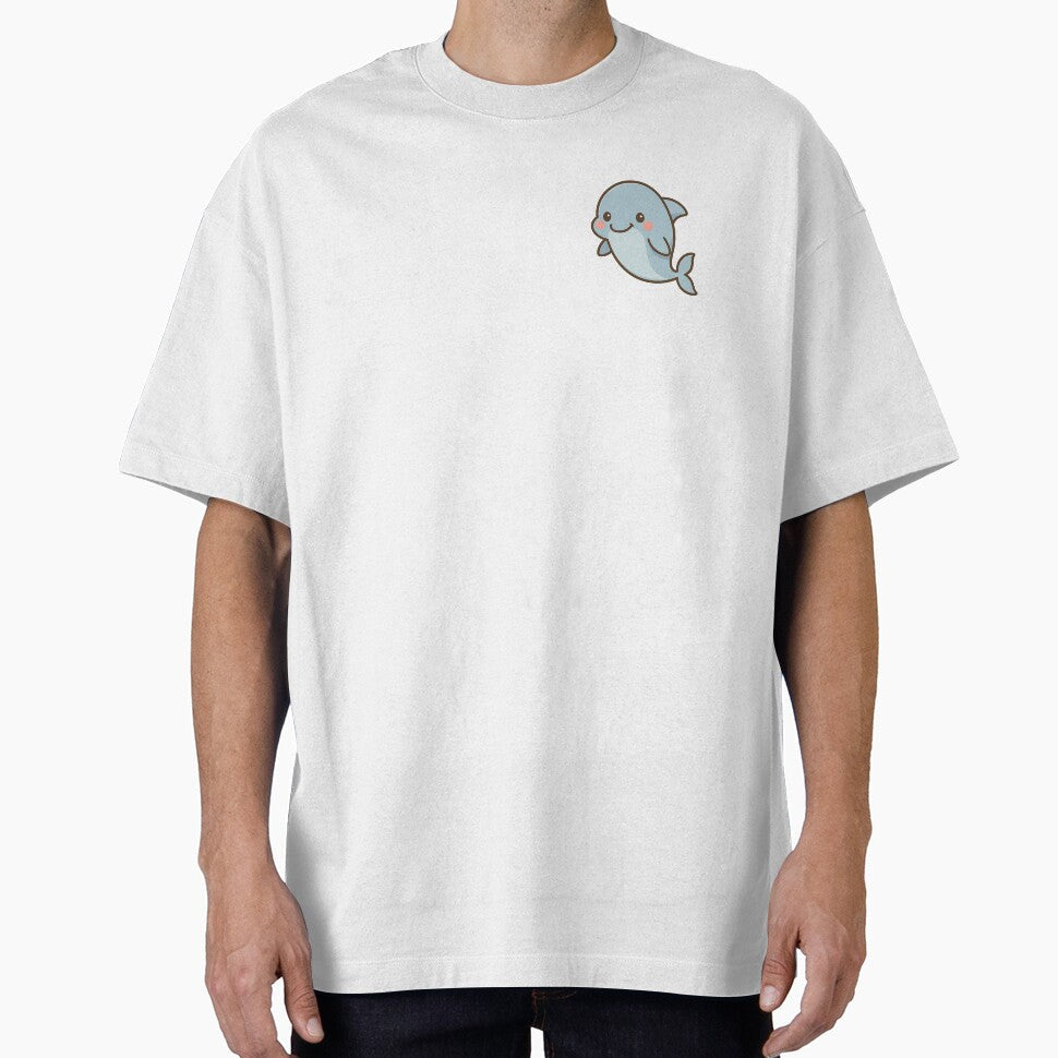 Sealife Kawaii Dolphin Cute Cartoon Ocean Animal Gift - Adult & Kids T-Shirts, Sweatshirts & Hoodies apparel design preview 1