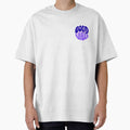 Retro Good Vibes Only Purple Aesthetic Typography Art - Adult & Kids T-Shirts, Sweatshirts & Hoodies apparel design preview 1