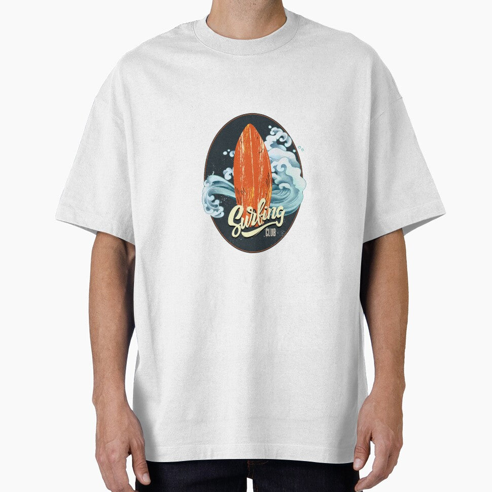 Surfing Club by Taseen Alam - Adult & Kids T-Shirts, Sweatshirts & Hoodies apparel design preview 1