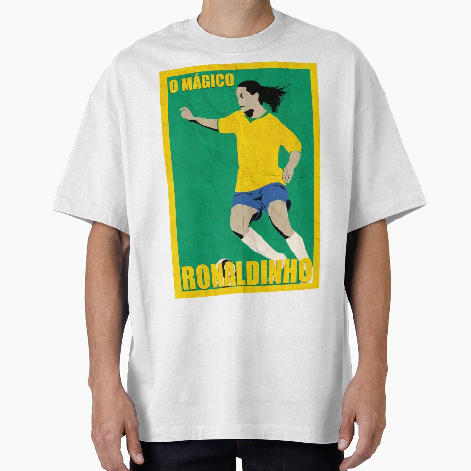 Ronaldinho T-Shirt - Aesthetic Graphic for Adults - T-Shirt, Sweatshirt, Hoodie