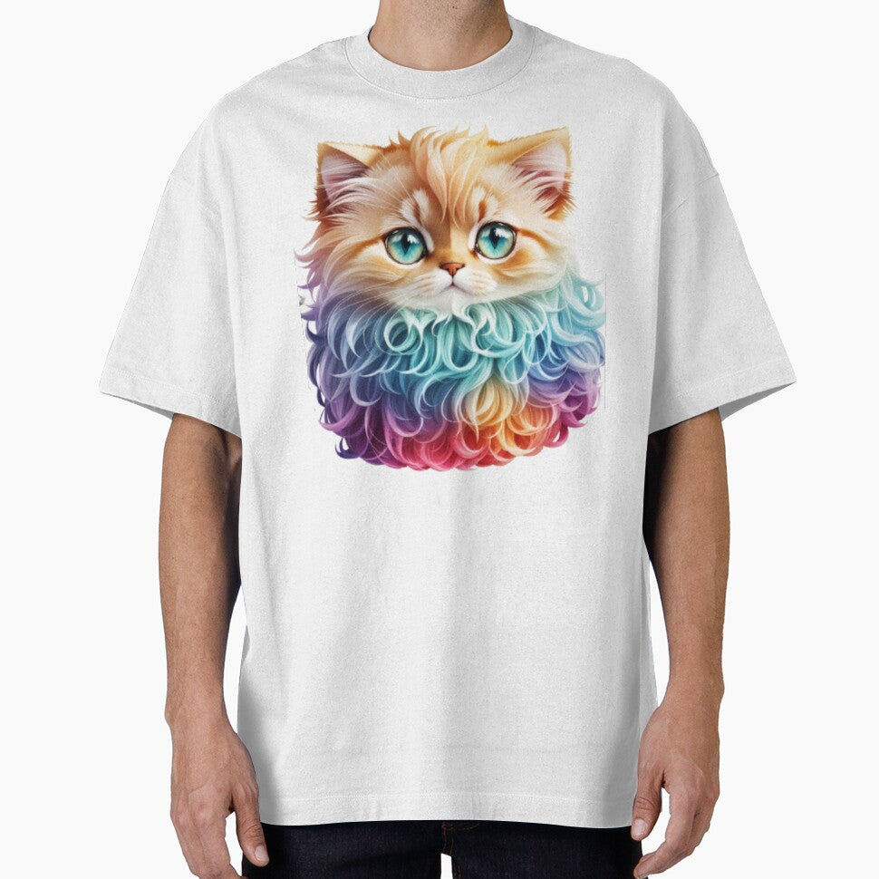 Cute Kawaii Persian Cat 011 by Alexis Art Collection - Adult & Kids T-Shirts, Sweatshirts & Hoodies apparel design preview 1