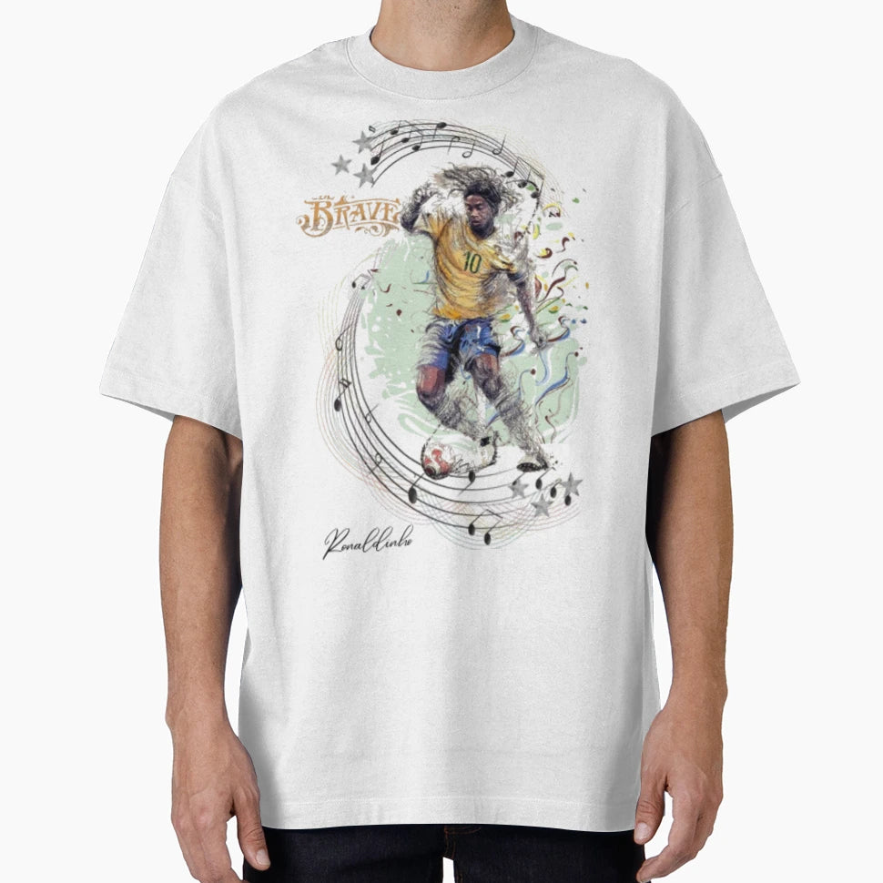 Ronaldinho T-Shirt - Graphic Print Unisex - T-Shirt, Sweatshirt, Hoodie