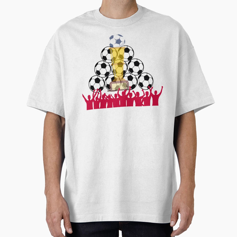 Soccer Champions Trophy Football T-Shirt - Aesthetic Graphic Unisex - T-Shirt, Sweatshirt, Hoodie