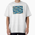 Abstract 3D Pattern of Colorful Travel Stamps and - Adult & Kids T-Shirts, Sweatshirts & Hoodies apparel design preview 1