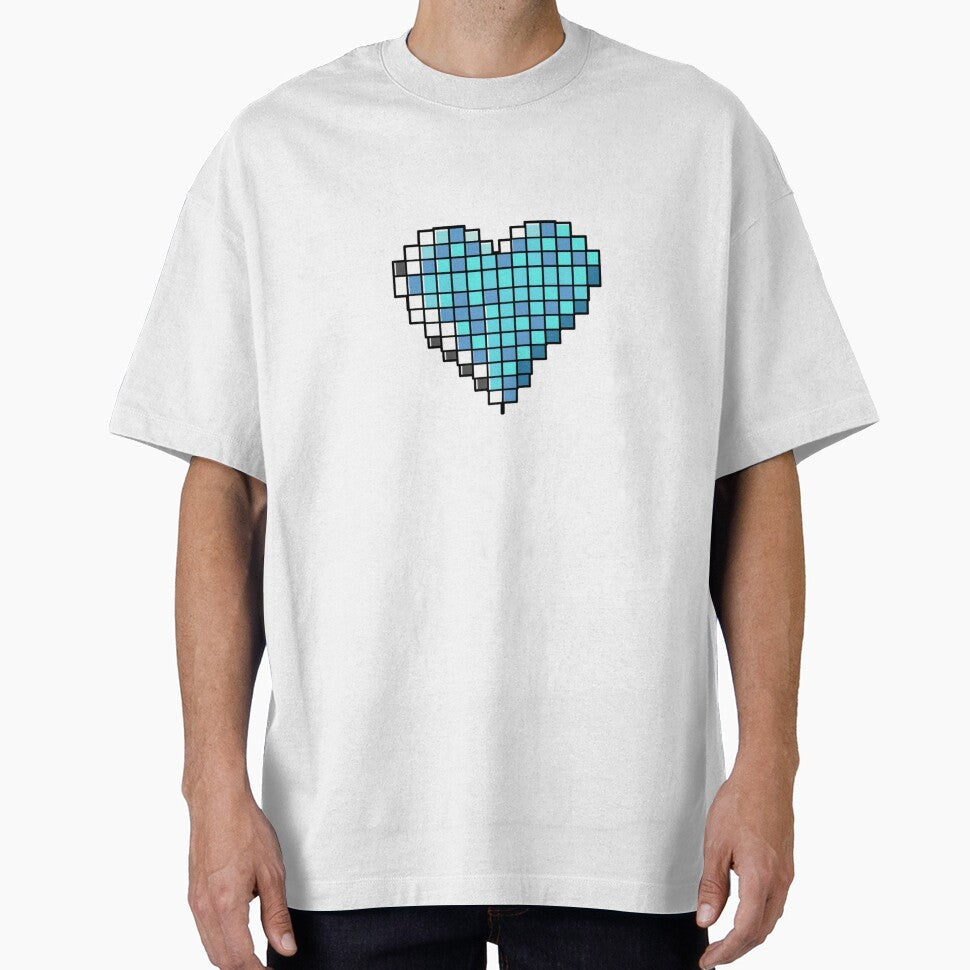 Pixel-Heart Love-for-gaming by Vrynko - Adult & Kids T-Shirts, Sweatshirts & Hoodies apparel design preview 1