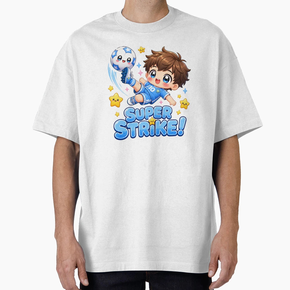 Kawaii Soccer Super Strike Anime T-Shirt - Trendy Graphic for Adults - T-Shirt, Sweatshirt, Hoodie