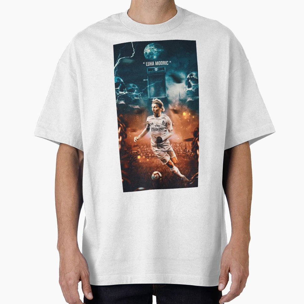 Luka Modric T-Shirt - Minimalist Print for Adults - T-Shirt, Sweatshirt, Hoodie