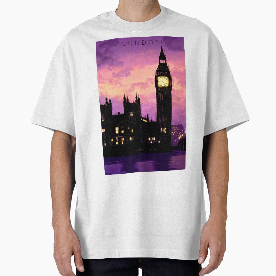 London Travel Art by lynxcollection - Adult & Kids T-Shirts, Sweatshirts & Hoodies apparel design preview 1