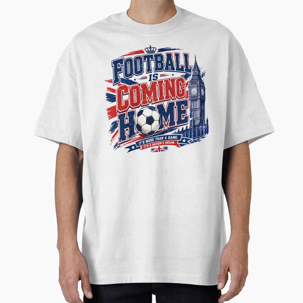 England Football Team Uk Soccer Game Big T-Shirt - Streetwear Style Unisex - T-Shirt, Sweatshirt, Hoodie