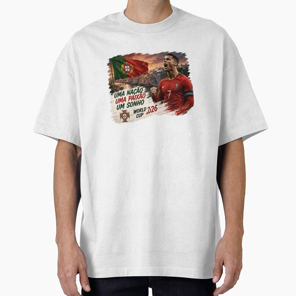 Portugal Road to World Cup 2026 by Pixanova - Adult & Kids T-Shirts, Sweatshirts & Hoodies apparel design preview 1