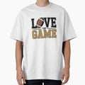 Love Game Football T-Shirt - Aesthetic Graphic for Adults - T-Shirt, Sweatshirt, Hoodie