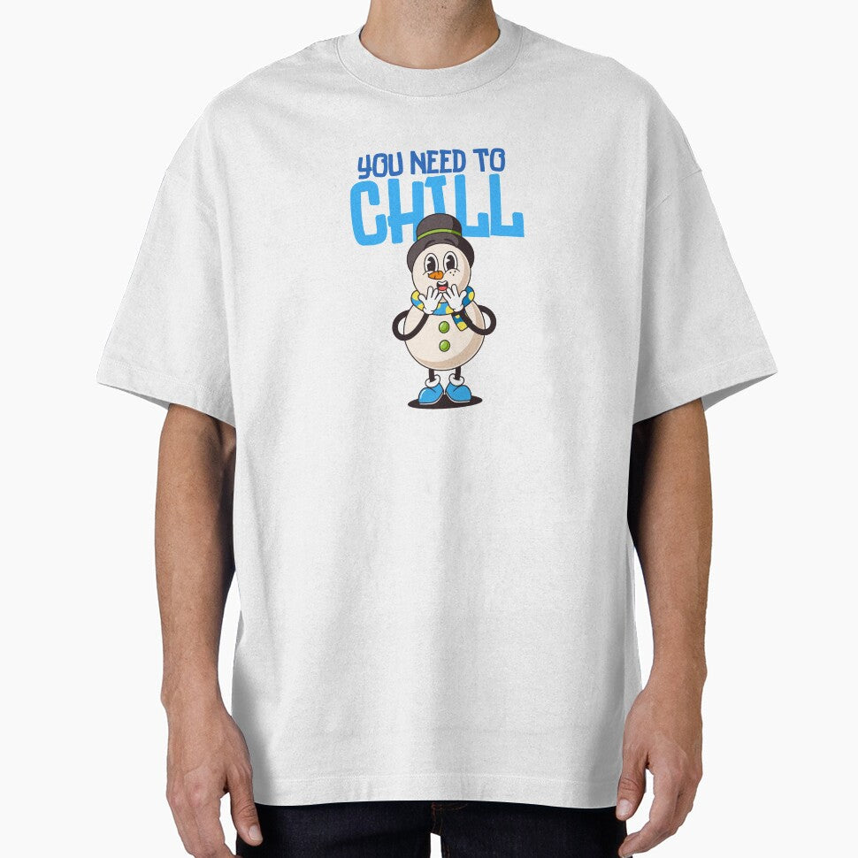 You Need To Chill Snowman by CozyCrafts04 - Adult & Kids T-Shirts, Sweatshirts & Hoodies apparel design preview 1