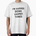 I'M HARPER DOING THINGS Funny Christmas Idea by - Adult & Kids T-Shirts, Sweatshirts & Hoodies apparel design preview 1