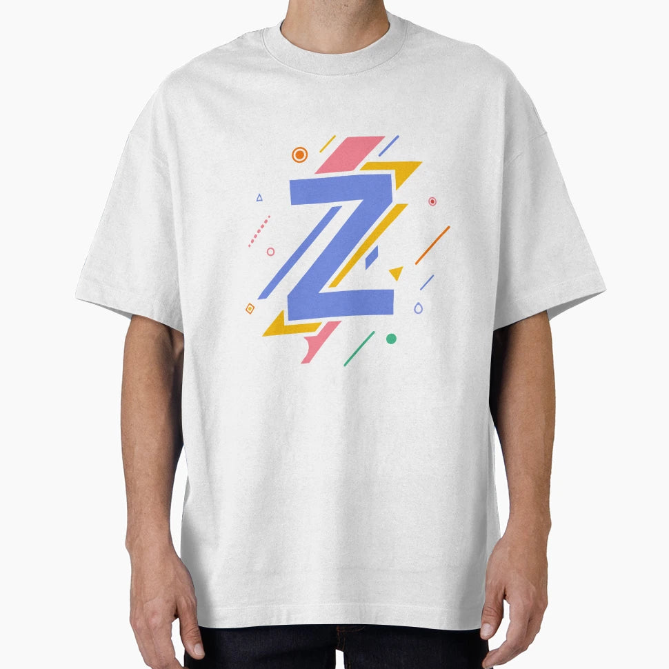 Modern Illustration Letter Z T-Shirt - Aesthetic Graphic Unisex - T-Shirt, Sweatshirt, Hoodie
