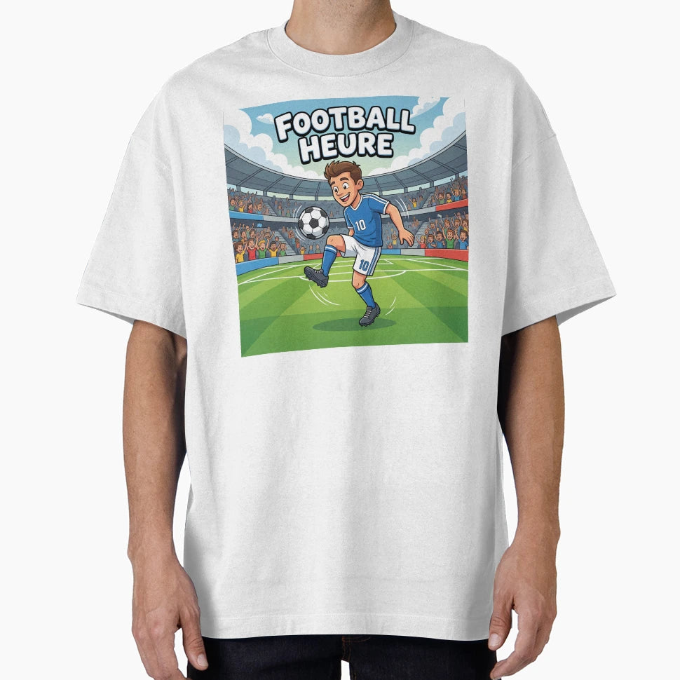 Football Time Football Player Action T-Shirt - Unique Graphic for Adults - T-Shirt, Sweatshirt, Hoodie