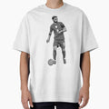 Bruno Fernandes Black and White Version by Aldduardo - Adult & Kids T-Shirts, Sweatshirts & Hoodies apparel design preview 1