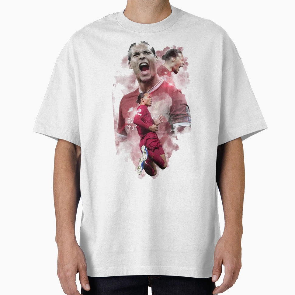 Virgil Van Dijk T-Shirt - Novelty Apparel for Adults - T-Shirt, Sweatshirt, Hoodie