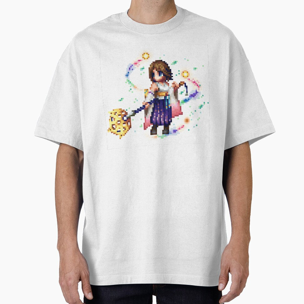 Summoner Yuna Final Fantasy X FFX Brave Exvius by - Adult & Kids T-Shirts, Sweatshirts & Hoodies apparel design preview 1