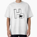Letter H Beside Helmet T-Shirt - Novelty Apparel Men Women - T-Shirt, Sweatshirt, Hoodie