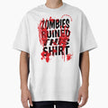 Zombies Ruined This by RustHannahOne - Adult & Kids T-Shirts, Sweatshirts & Hoodies apparel design preview 1