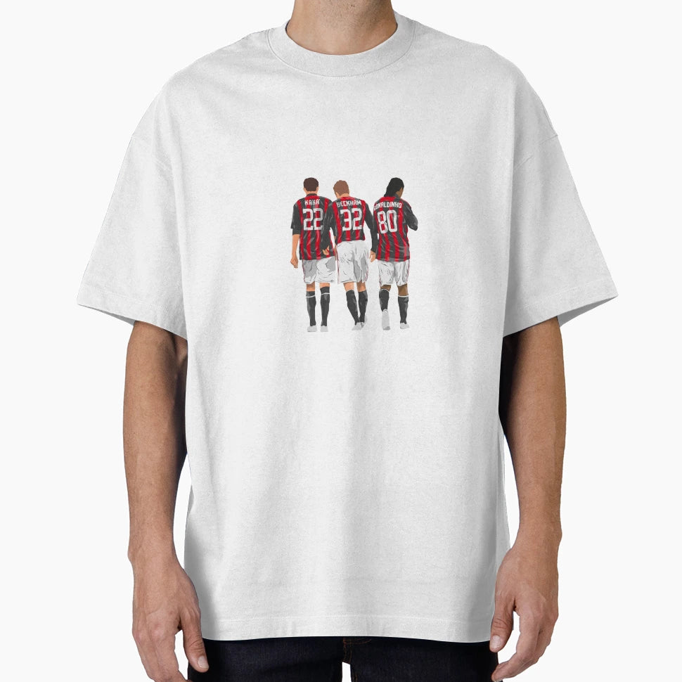 Ricardo Kaka David Beckham Ronaldinho T-Shirt - Minimalist Print Men Women - T-Shirt, Sweatshirt, Hoodie
