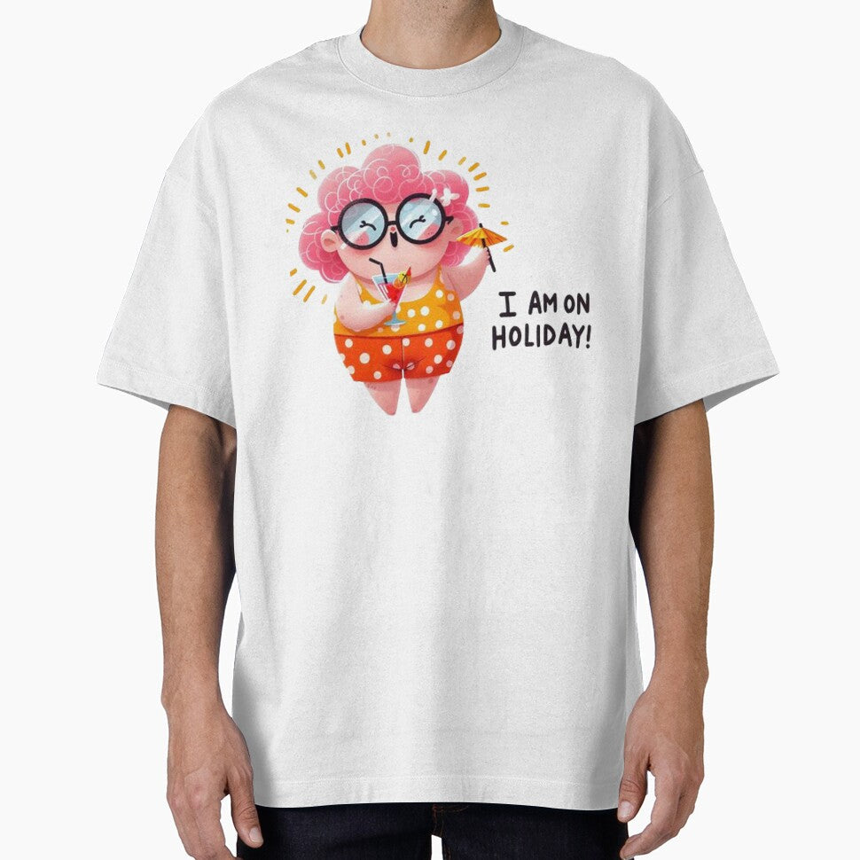 I am on HOLIDAY! Cutie by Shs-Kenya - Adult & Kids T-Shirts, Sweatshirts & Hoodies apparel design preview 1