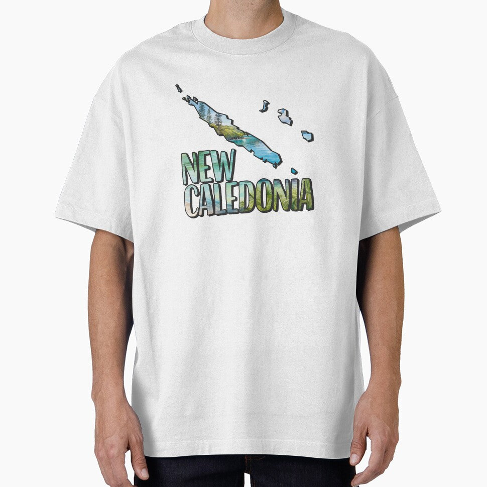 New Caledonia watercolor map by Motivburg - Adult & Kids T-Shirts, Sweatshirts & Hoodies apparel design preview 1