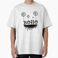 Boho Dandelion and Grass Typography by GorinART - Adult & Kids T-Shirts, Sweatshirts & Hoodies apparel design preview 1