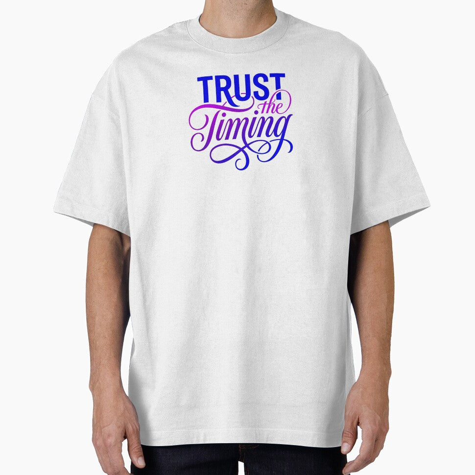 Trust the Timing Luxury Statement by JulyClub - Adult & Kids T-Shirts, Sweatshirts & Hoodies apparel design preview 1