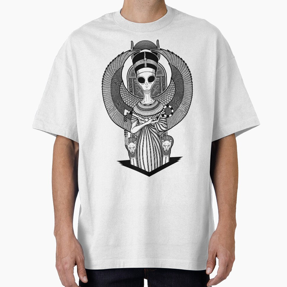 The alien Nefertiti by ToleStyle - Adult & Kids T-Shirts, Sweatshirts & Hoodies apparel design preview 1