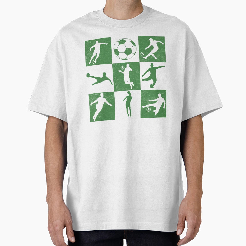 Mens Soccer Football Green T-Shirt - Graphic Print Unisex - T-Shirt, Sweatshirt, Hoodie