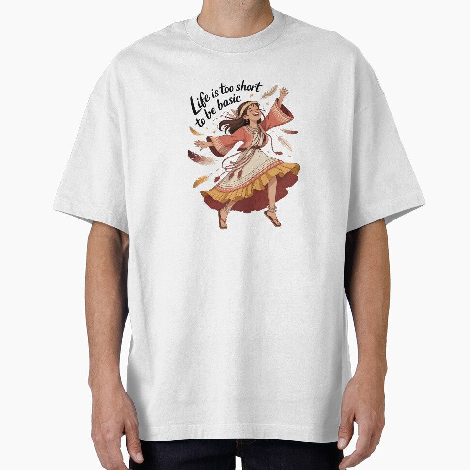 Don't be basic by BohoShopHU - Adult & Kids T-Shirts, Sweatshirts & Hoodies apparel design preview 1