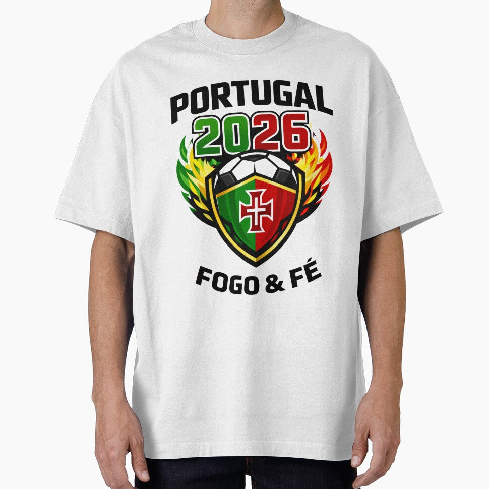 Portugal 2026 Soccer Fan Design Portuguese Football - Adult & Kids T-Shirts, Sweatshirts & Hoodies apparel design preview 1
